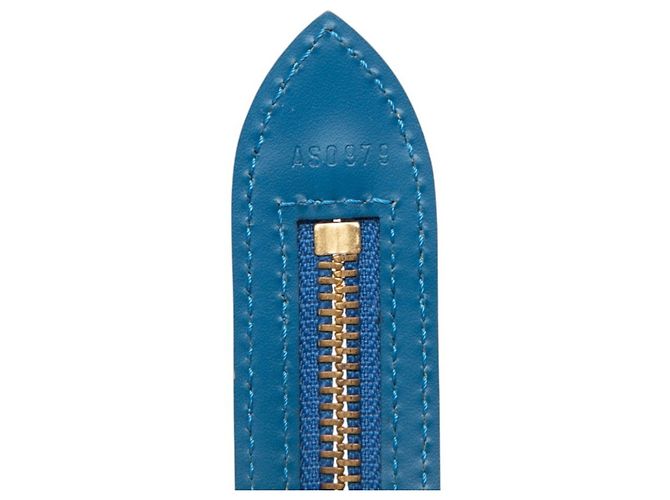 Borsa a tracolla Epi Saint Jacques Louis Vuitton Blu - vista 6