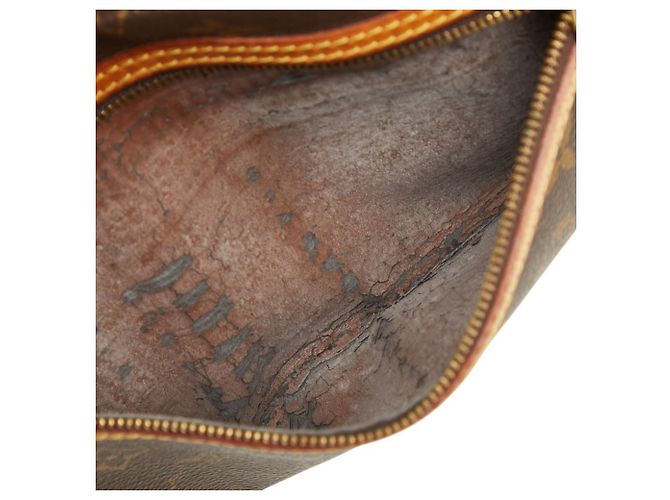 Clutch Louis Vuitton Monogram Marly Dragonne GM Marrone - vista 7