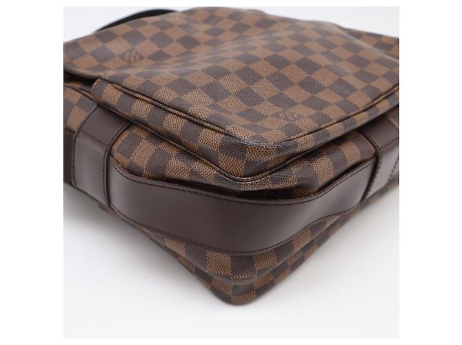 Borsa a tracolla Louis Vuitton Damier Naviglio Marrone Beige Damier ebene - vista 10