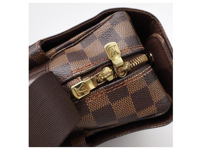 Borsa a tracolla Louis Vuitton Damier Naviglio Marrone Beige Damier ebene - vista 11