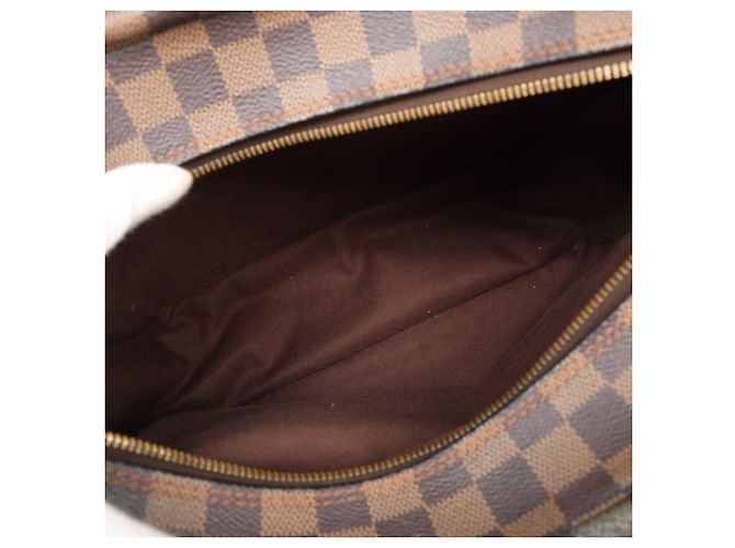 Borsa a tracolla Louis Vuitton Damier Naviglio Marrone Beige Damier ebene - vista 13