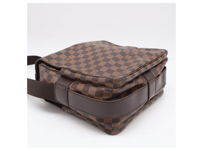 Borsa a tracolla Louis Vuitton Damier Naviglio Marrone Beige Damier ebene - vista 5