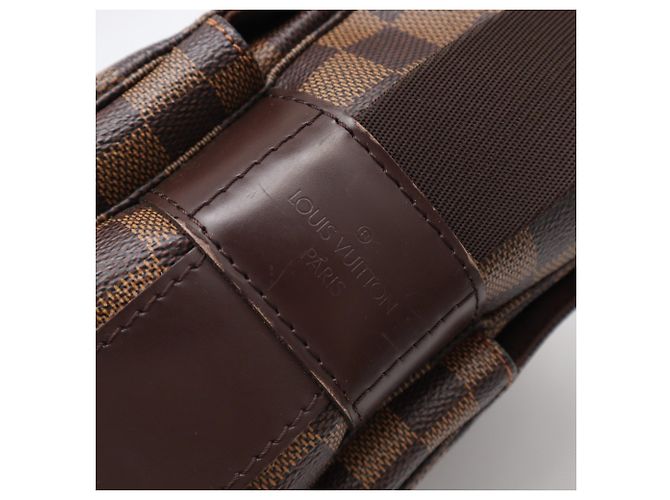 Borsa a tracolla Louis Vuitton Damier Naviglio Marrone Beige Damier ebene - vista 8