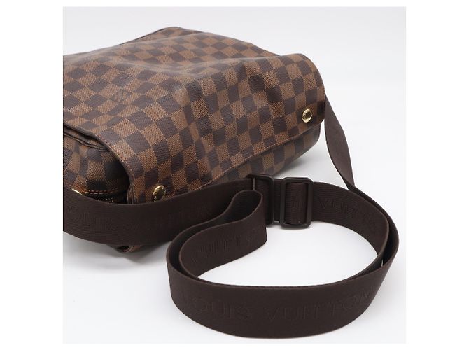 Borsa a tracolla Louis Vuitton Damier Naviglio Marrone Beige Damier ebene - vista 9