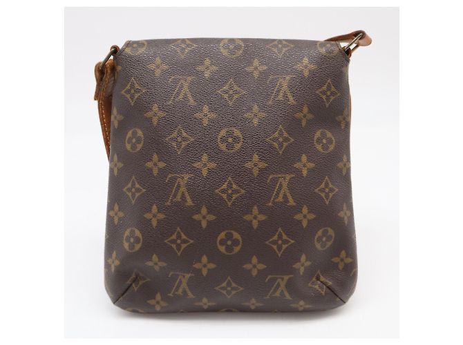 Borsa a Spalla Louis Vuitton Monogram Musette Salsa Marrone Beige Monogramma - vista 2