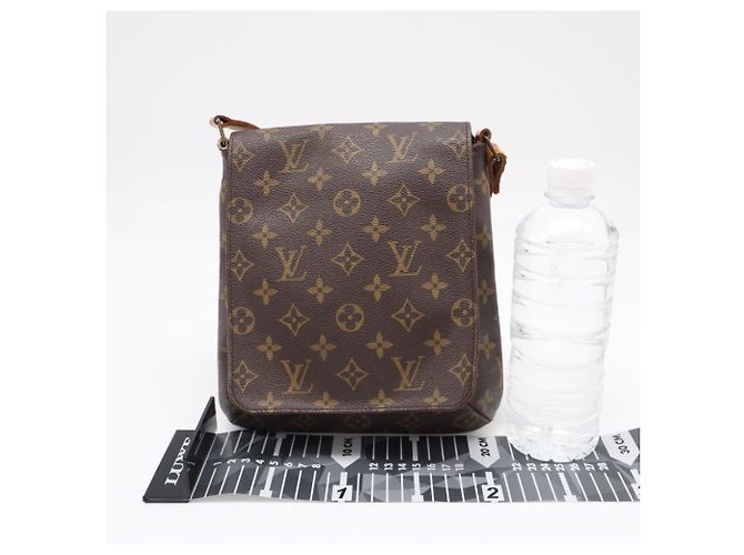 Borsa a Spalla Louis Vuitton Monogram Musette Salsa Marrone Beige Monogramma - vista 3