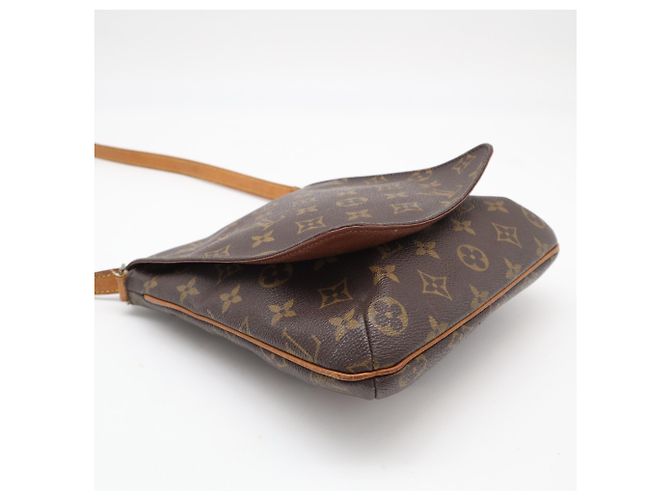 Borsa a Spalla Louis Vuitton Monogram Musette Salsa Marrone Beige Monogramma - vista 5