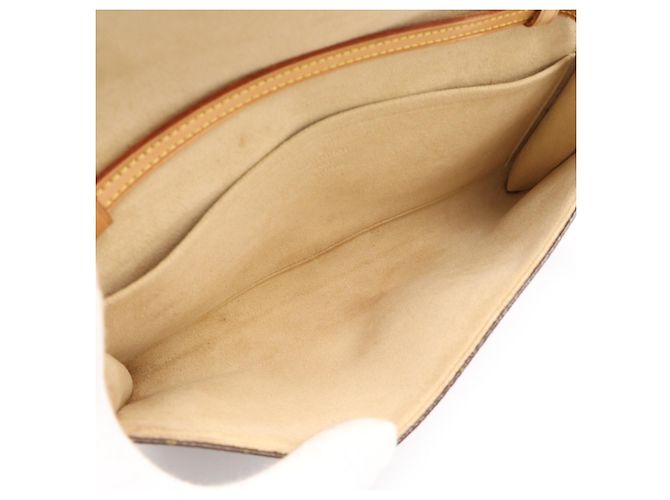 Borsa a tracolla Louis Vuitton Monogram Pochette Twin GM Marrone Beige Monogramma - vista 12