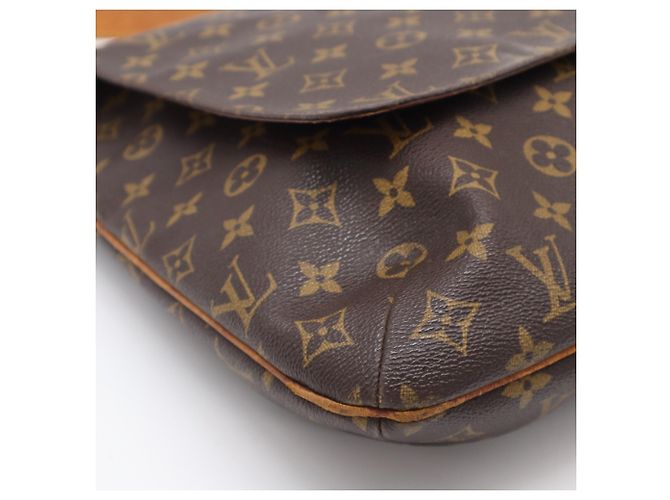 Borsa a tracolla Louis Vuitton Monogram Musette Marrone Beige Monogramma - vista 13