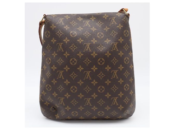 Borsa a tracolla Louis Vuitton Monogram Musette Marrone Beige Monogramma - vista 2