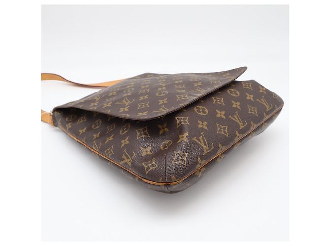Borsa a tracolla Louis Vuitton Monogram Musette Marrone Beige Monogramma - vista 5