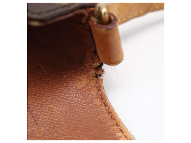 Borsa a tracolla Louis Vuitton Monogram Musette Marrone Beige Monogramma - vista 8