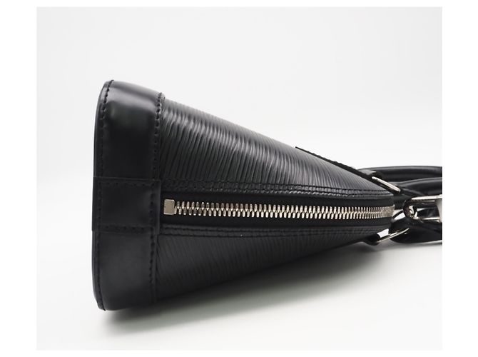 Louis Vuitton Epi Alma BB Handtasche Schwarz Beige - Ansicht 4