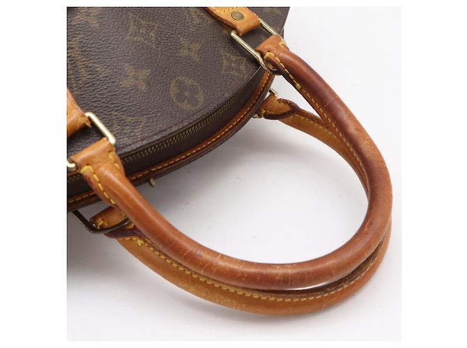 Borsa Louis Vuitton Monogram Ellipse MM Marrone Beige Monogramma - vista 10