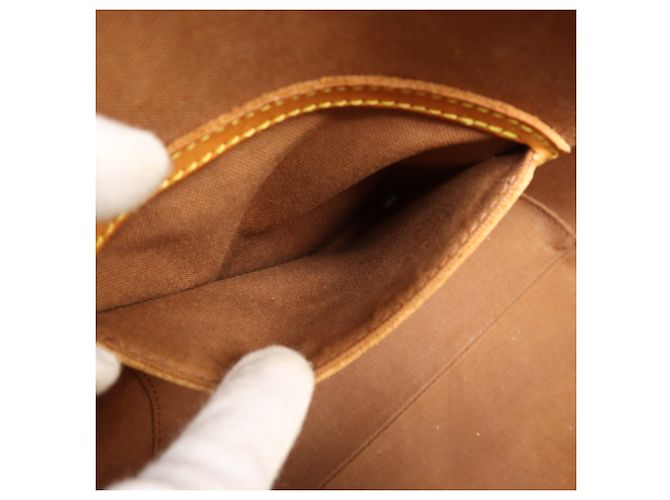 Borsa Louis Vuitton Monogram Ellipse MM Marrone Beige Monogramma - vista 17