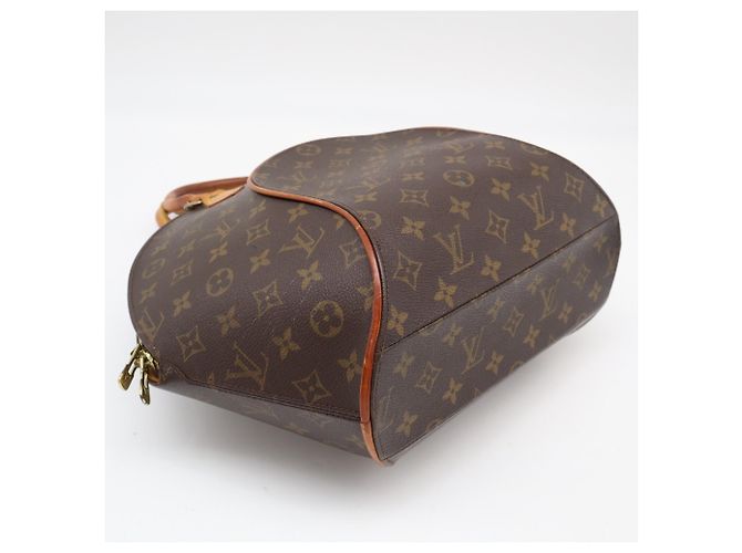 Borsa Louis Vuitton Monogram Ellipse MM Marrone Beige Monogramma - vista 5