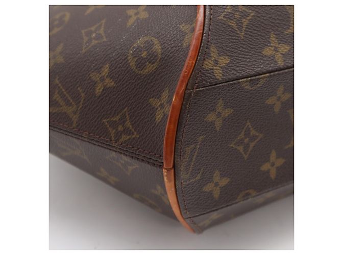 Borsa Louis Vuitton Monogram Ellipse MM Marrone Beige Monogramma - vista 9