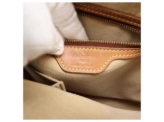 Borsa Louis Vuitton Monogram Looping GM Marrone Beige Monogramma - vista 16