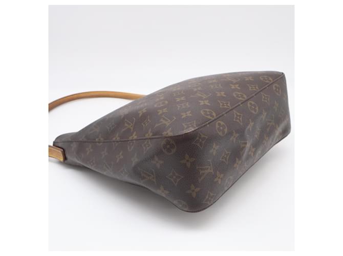 Borsa Louis Vuitton Monogram Looping GM Marrone Beige Monogramma - vista 5