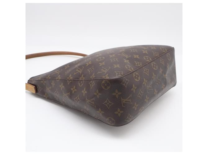 Borsa Louis Vuitton Monogram Looping GM Marrone Beige Monogramma - vista 6