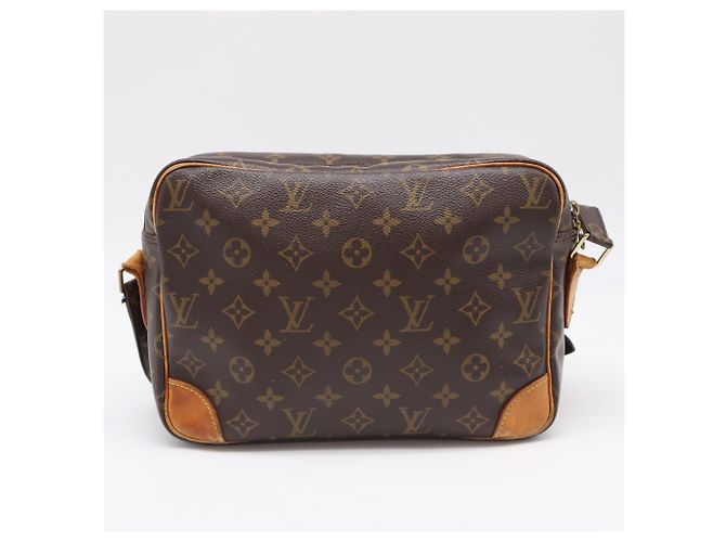 Borsa a Spalla Louis Vuitton Monogram Nile Marrone Beige Monogramma - vista 2