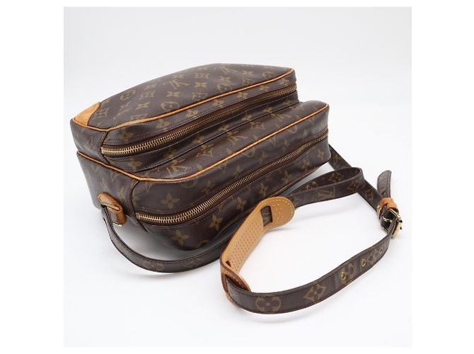 Borsa a Spalla Louis Vuitton Monogram Nile Marrone Beige Monogramma - vista 8