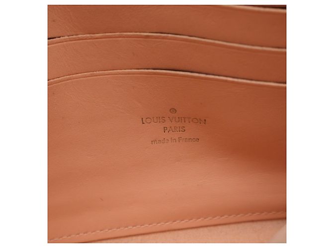 Louis Vuitton Damier Pochette Double Shoulder Bag Marrone Beige Damier ebene - vista 15