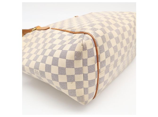Borsa Louis Vuitton Azur Totally MM Marrone Bianco Blu - vista 10