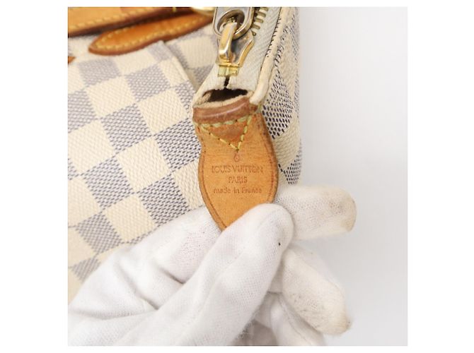 Borsa Louis Vuitton Azur Totally MM Marrone Bianco Blu - vista 16
