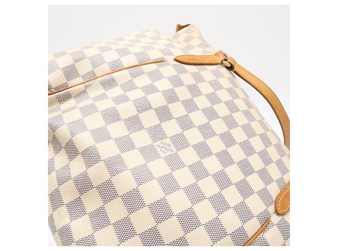 Borsa Louis Vuitton Azur Totally MM Marrone Bianco Blu - vista 4