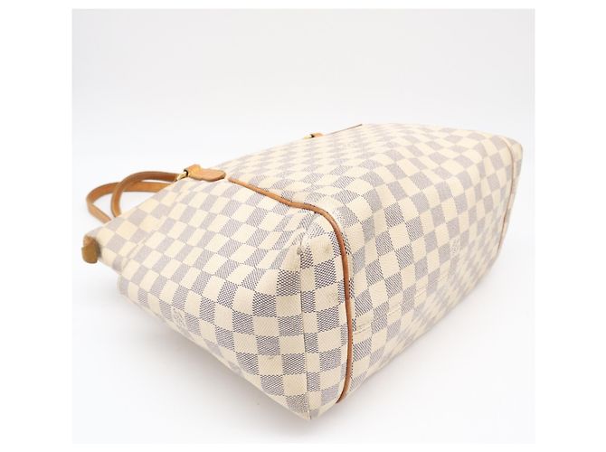 Borsa Louis Vuitton Azur Totally MM Marrone Bianco Blu - vista 5