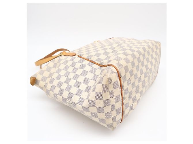 Borsa Louis Vuitton Azur Totally MM Marrone Bianco Blu - vista 6