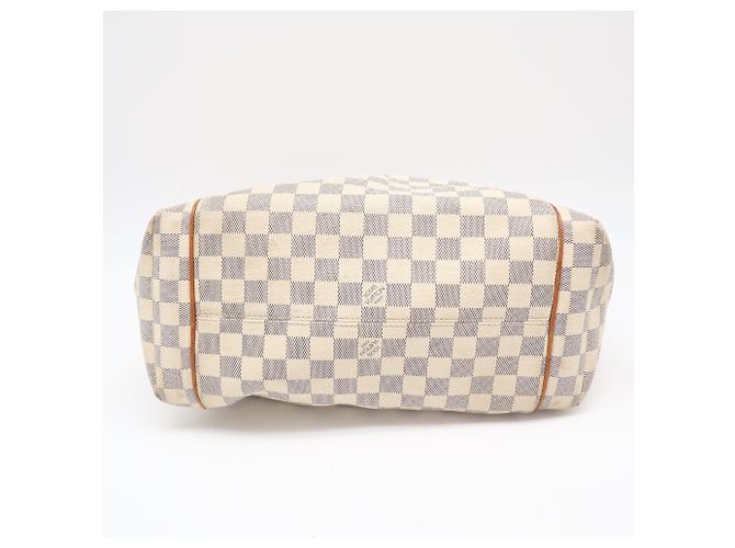 Borsa Louis Vuitton Azur Totally MM Marrone Bianco Blu - vista 7