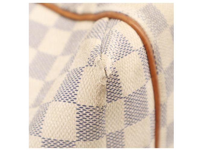 Borsa Louis Vuitton Azur Totally MM Marrone Bianco Blu - vista 8