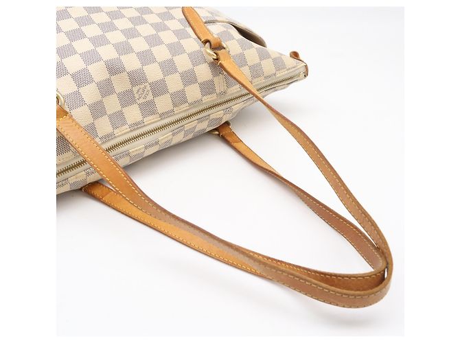 Borsa Louis Vuitton Azur Totally MM Marrone Bianco Blu - vista 9
