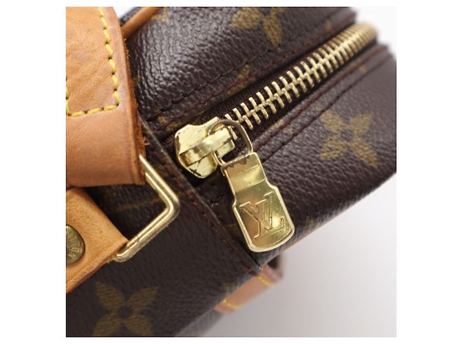Borsa a Spalla Louis Vuitton Monogram Trocadero PM Marrone Beige Monogramma - vista 10