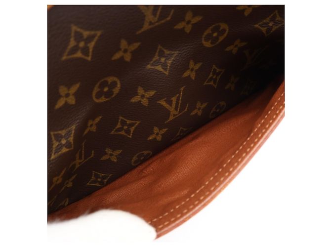 Borsa a Spalla Louis Vuitton Monogram Trocadero PM Marrone Beige Monogramma - vista 13