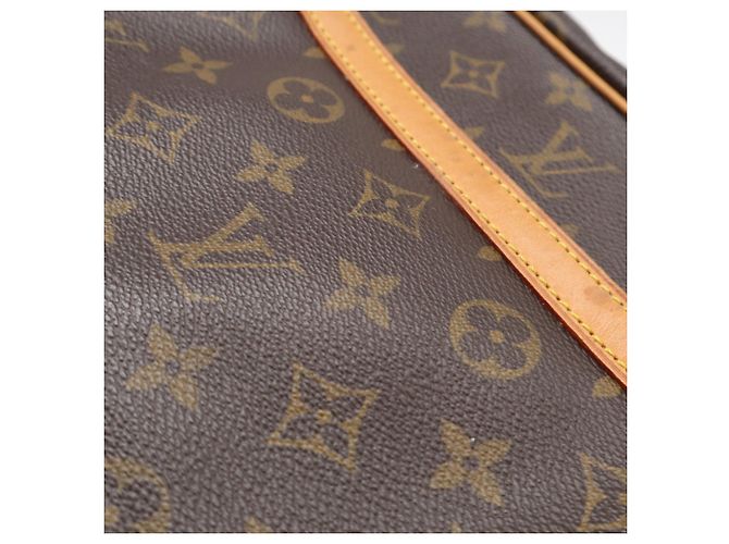 Borsa a Spalla Louis Vuitton Monogram Trocadero PM Marrone Beige Monogramma - vista 4
