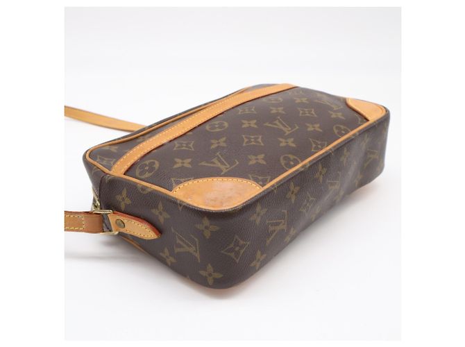 Borsa a Spalla Louis Vuitton Monogram Trocadero PM Marrone Beige Monogramma - vista 5