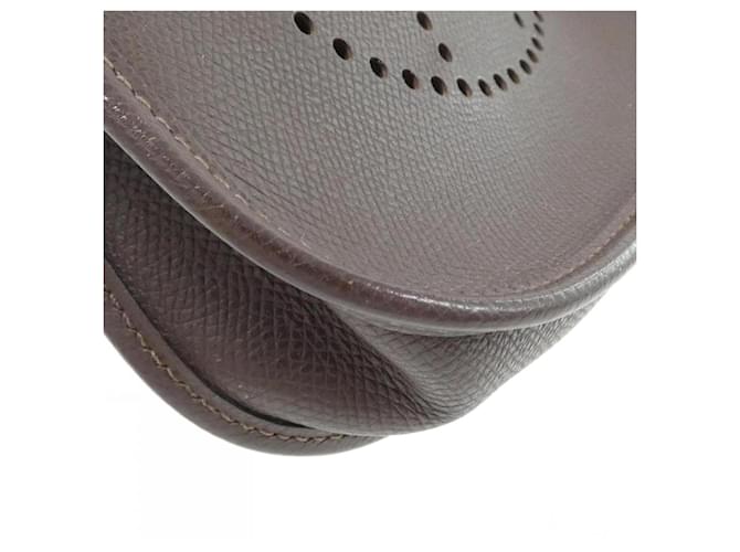 Hermès Borsa Hermes Evelyne Marrone Cioccolato - vista 3