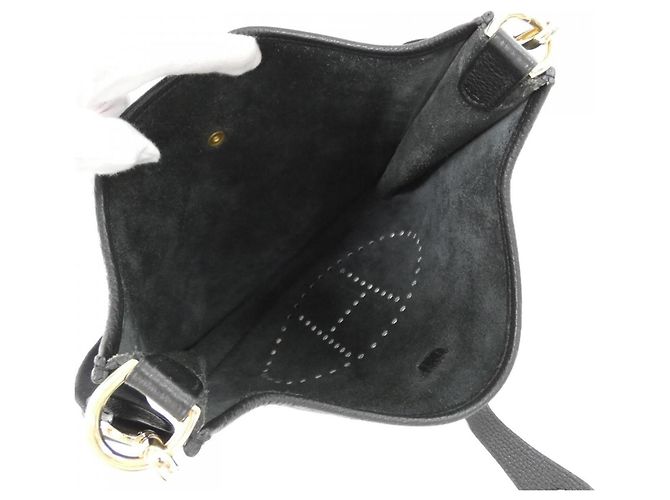 Hermès Borsa Hermes Evelyne GM Nero - vista 7