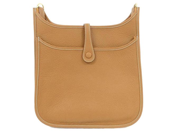 Hermès Borsa a tracolla Hermes Evelyne 3 PM Marrone - vista 2