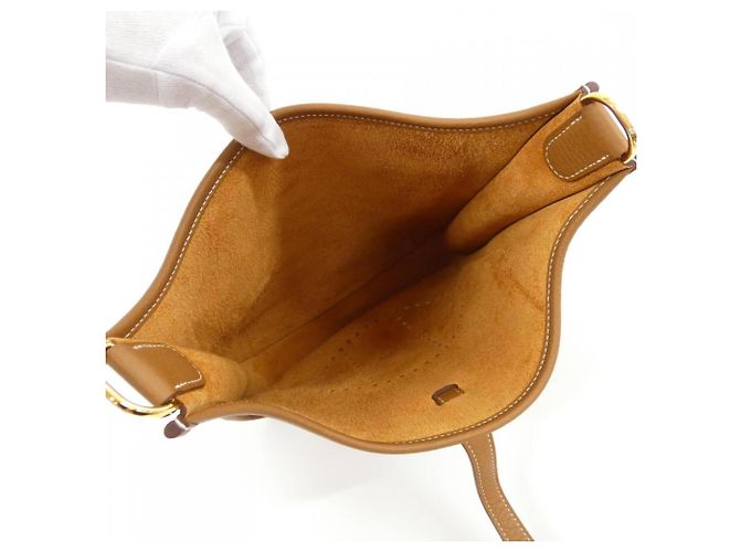 Hermès Borsa a tracolla Hermes Evelyne 3 PM Marrone - vista 5
