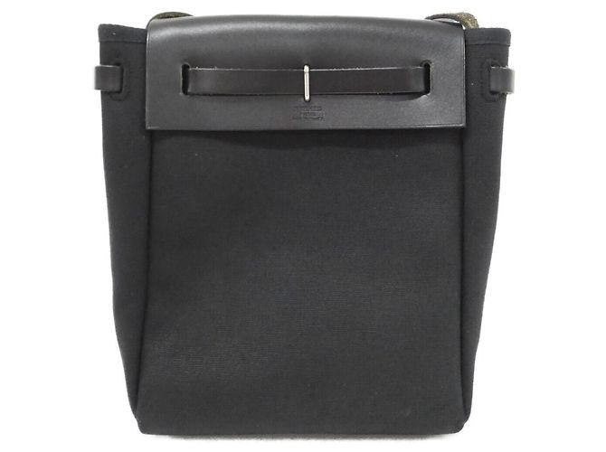Hermès Hermes Herbag TPM 041444CK Borsa a Spalla Nero - vista 2