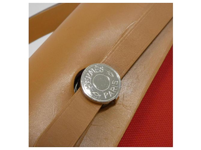 Hermès Hermes Herbag Zip PM Handtasche Rot - Ansicht 6