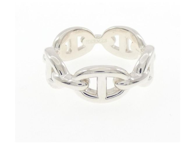 Hermes Hermès Chaine d'Ancre Enchainée Ring Silber - Ansicht 2