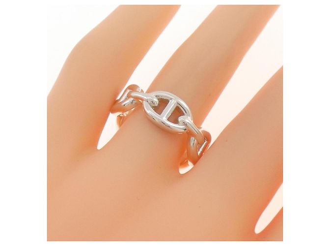 Hermes Hermès Chaine d'Ancre Enchainée Ring Silber - Ansicht 4