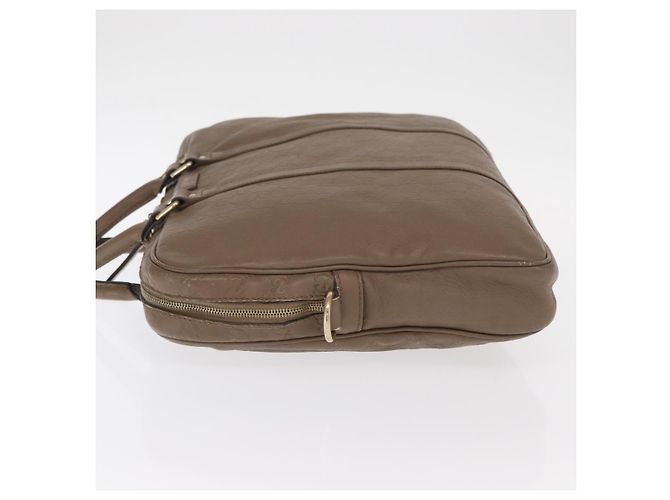Mallette convertible Gucci en cuir Marron - vue 4