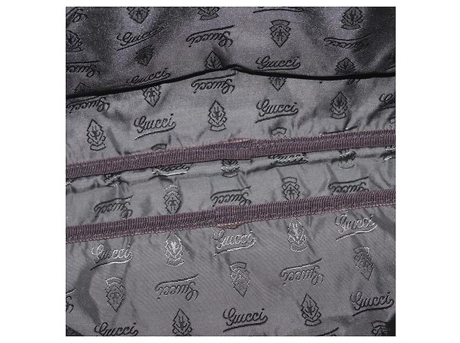 Mallette convertible Gucci en cuir Marron - vue 5