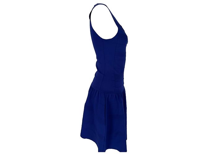 Mini abito Madison in viscosa blu Maje - vista 2